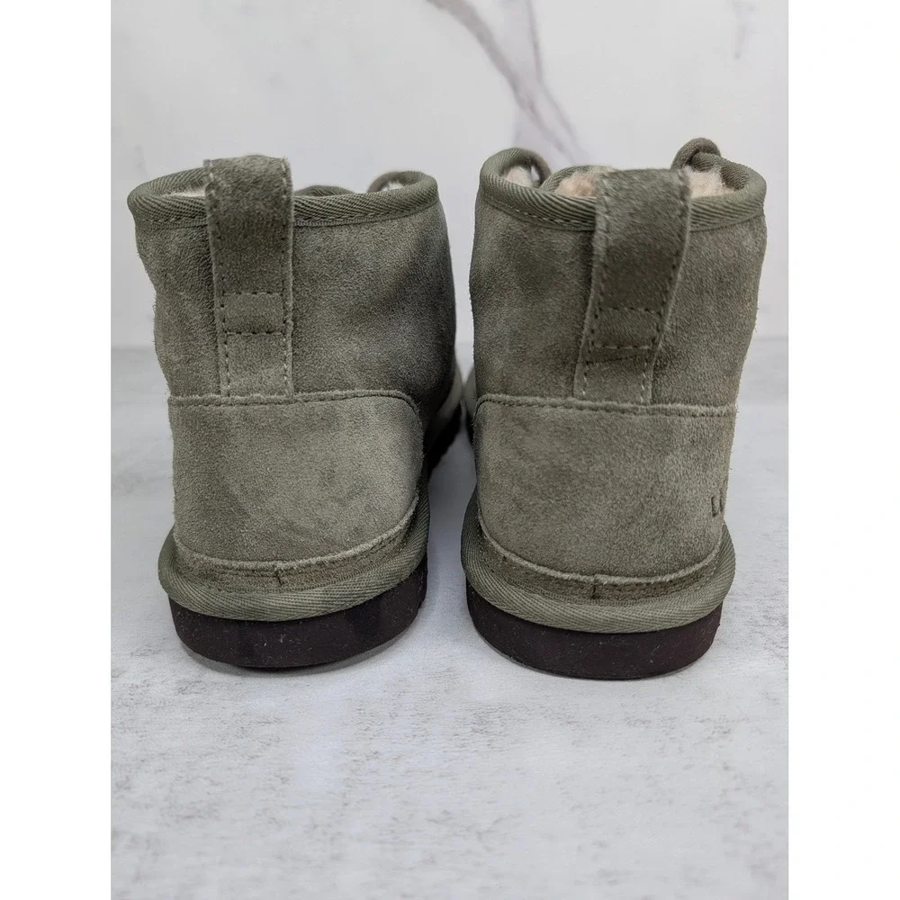 UGG Mens Neumel Chukka Boots Size 8 Olive Suede Lace‎ Up 3236